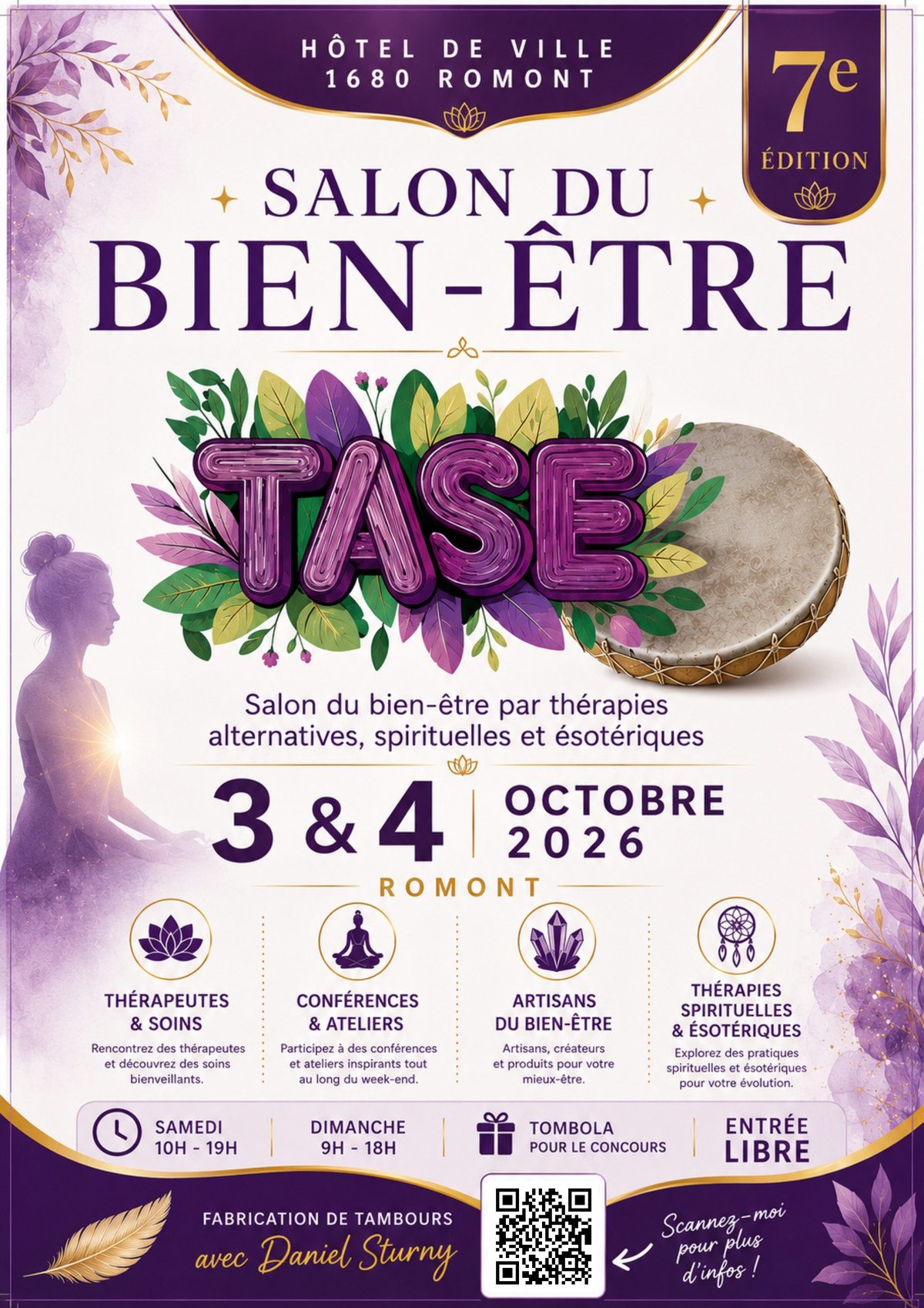 Affiche de la 7e édition du Salon TASE